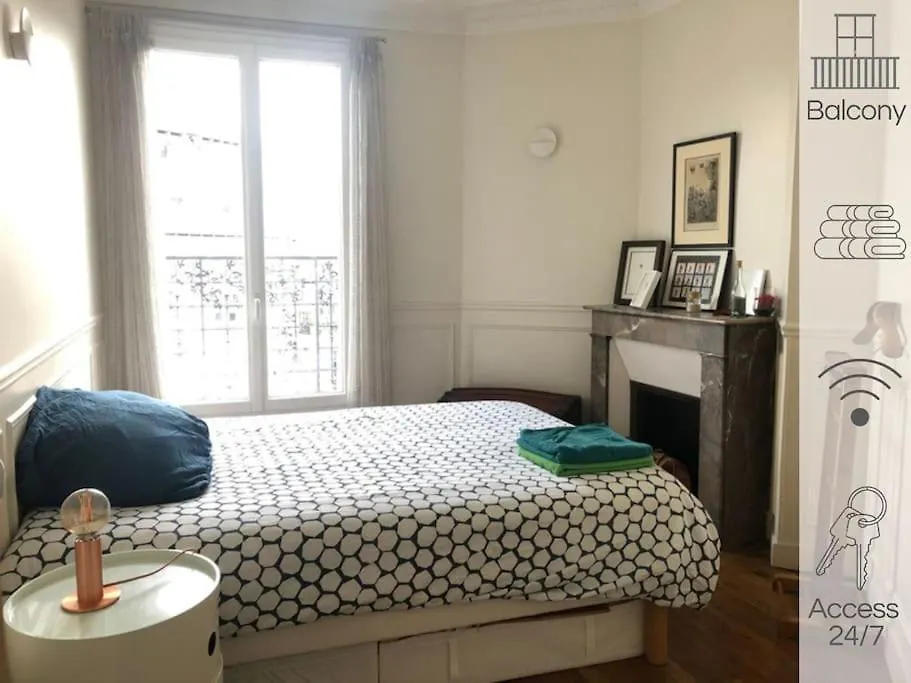2 Pieces Lumineux Avec Balcon Filant Apartment Paris